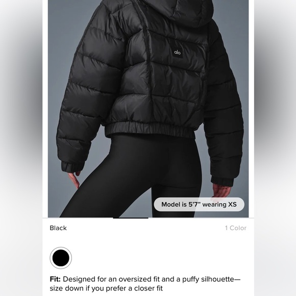 New Rare ALO Aspen Love Puffer Jacket - Picture 14 of 16